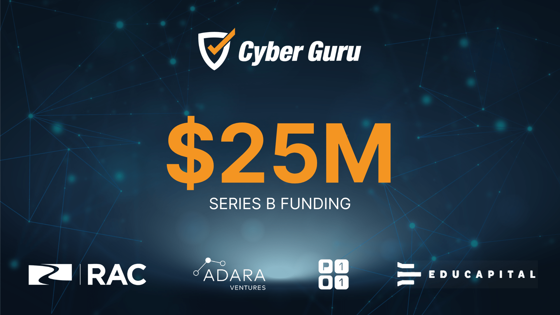 Il team di Cyber Guru nell’annuncio ufficiale del Series B