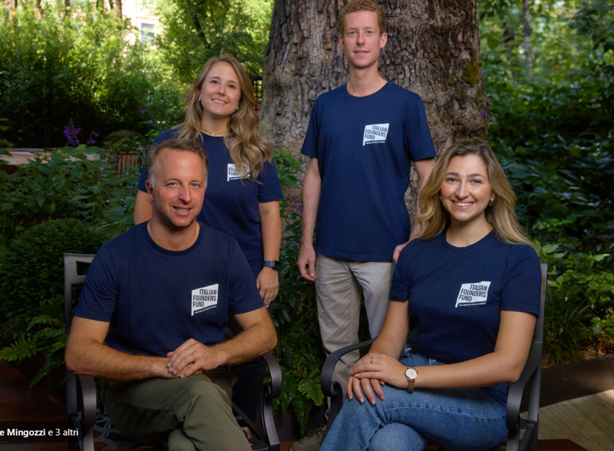 Il team di Italian Founders Fund in un ritratto all’aperto